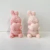 97494-9881c2.webp Rose Rabbit Silicone Candle & Craft Mold