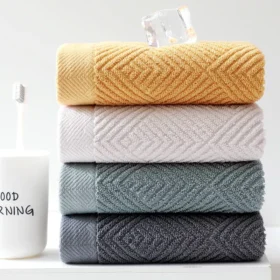 3-Piece Soft Cotton Bath Towel Set