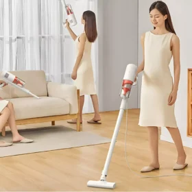 Wired Handheld Vacuum Cleaner – 2.16kPa Strong Suction, 0.5L Dust Cup, Wet & Dry