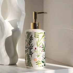 97906-8c6dd8.webp Elegant Ceramic Flower Soap Dispenser