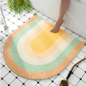 Nordic Luxury Semicircular Non-Slip Floor Mat