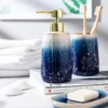 97955-2763cf.webp Elegant Blue Starry Sky Ceramic Bathroom Set