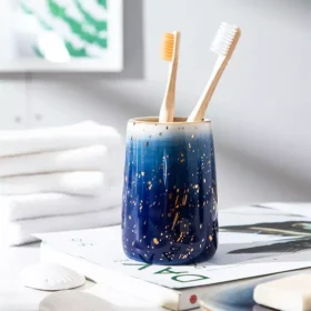 97955-4db78e.webp Elegant Blue Starry Sky Ceramic Bathroom Set