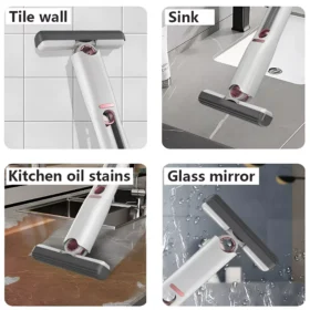Mini Mop with Self-Squeezing Function