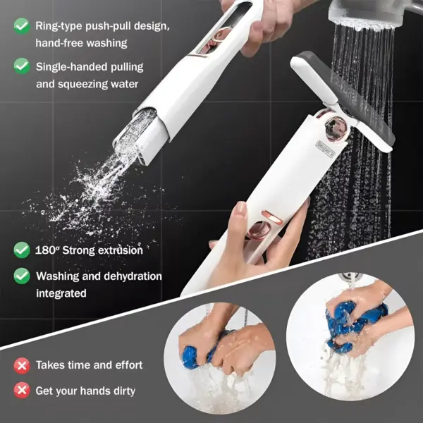 Mini Mop with Self-Squeezing Function