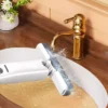 Mini Mop with Powerful Squeeze – Compact Folding Mop for Home, Car, Desk & Windows