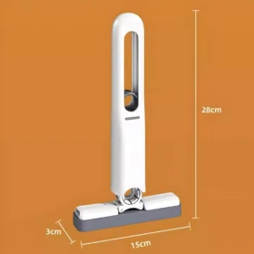Mini Mop with Powerful Squeeze – Compact Folding Mop for Home, Car, Desk & Windows