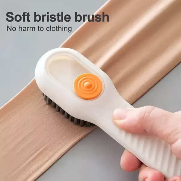 Automatic Liquid-Dispensing Soft Shoe & Laundry Cleaning Brush