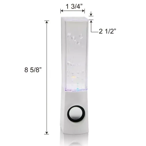 Water Dancing LED Fountain Light Speakers