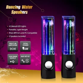 Water Dancing LED Fountain Light Speakers