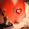 Romantic Heart-Shaped Sunset Projection Lamp