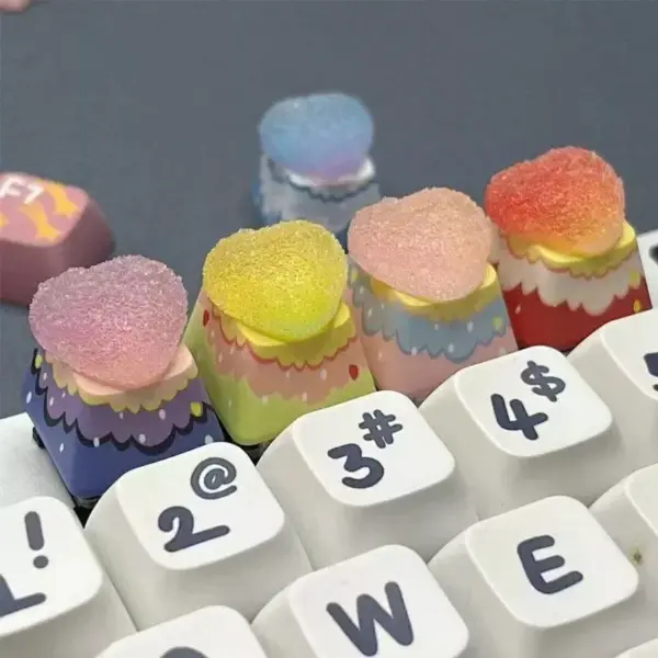 Colorful Candy Sugar Love for Cross Shaft Mechanical Keyboards