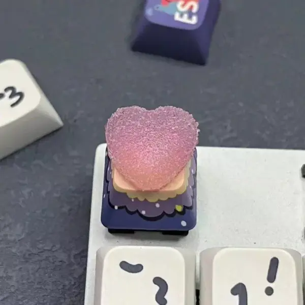 Colorful Candy Sugar Love for Cross Shaft Mechanical Keyboards