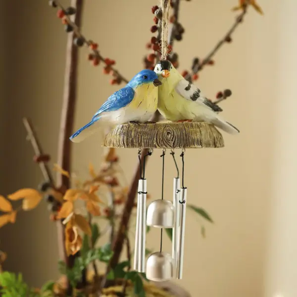 98535-84c47f.webp Charming Resin Birds Wind Chime for Indoor and Outdoor Décor