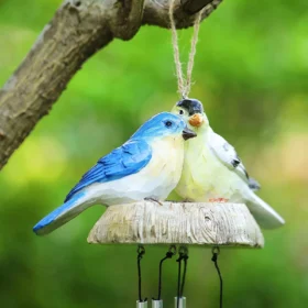 98535-d4ff00.webp Charming Resin Birds Wind Chime for Indoor and Outdoor Décor