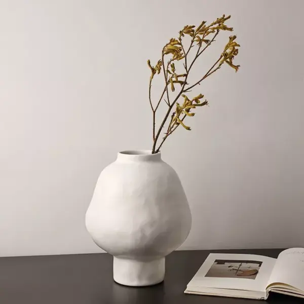 Modern Ceramic Hammer Pattern Vase