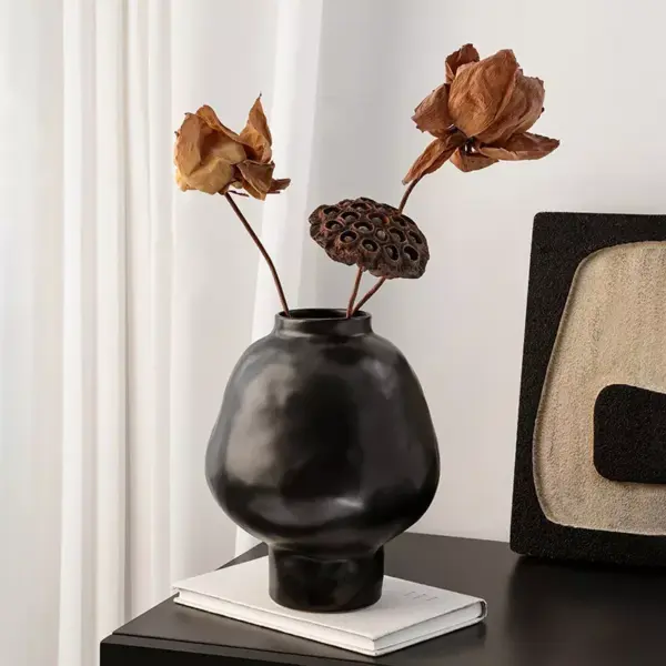 Modern Ceramic Hammer Pattern Vase