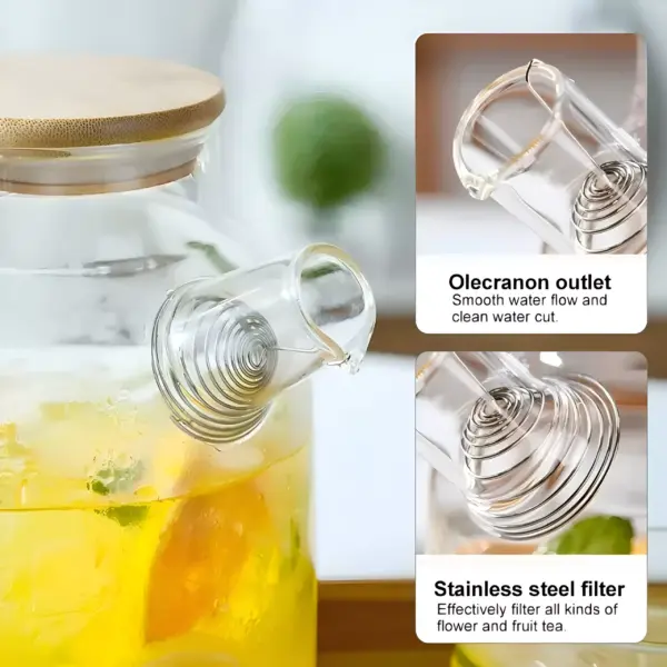 98685-ecc2b0.webp Transparent Glass Teapot with Wooden Lid