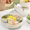 Round Divided Snack Tray