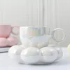 98747-48f527.webp Flower-Shaped Ceramic Cappuccino Coffee Cup and Saucer Set