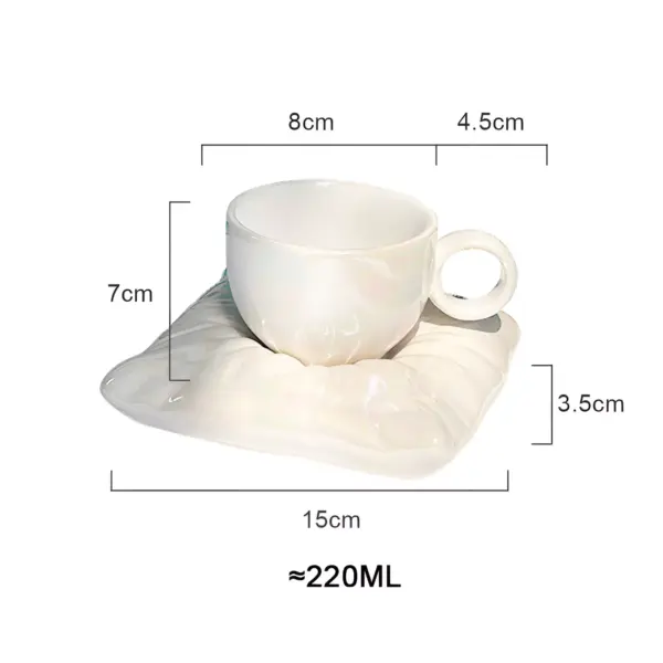 98747-4b2ed9.webp Flower-Shaped Ceramic Cappuccino Coffee Cup and Saucer Set