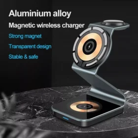 98774-93ac1b.webp 15W 3-in-1 Magnetic Wireless Charger Stand for iPhone, Apple Watch & AirPod