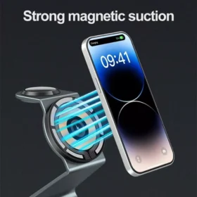 98774-e39618.webp 15W 3-in-1 Magnetic Wireless Charger Stand for iPhone, Apple Watch & AirPod