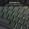 136-Key Gradient PBT Double Shot Backlit Keycaps for MX Mechanical Keyboards
