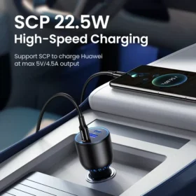 130W USB-C Car Charger for Fast Charging