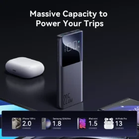 10000mAh Fast-Charging Power Bank for Apple Devices