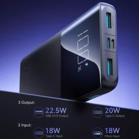 10000mAh Fast-Charging Power Bank for Apple Devices