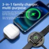 3-in-1 Magnetic Wireless Charger for Apple iPhone, AirPods, and Watch