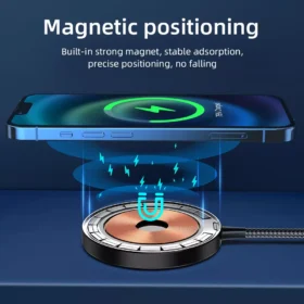 3-in-1 Magnetic Wireless Charger for Apple iPhone, AirPods, and Watch