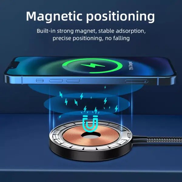 3-in-1 Magnetic Wireless Charger for Apple iPhone, AirPods, and Watch