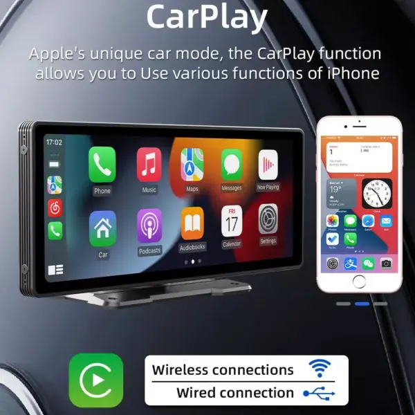 Wireless CarPlay & Android Auto Screen