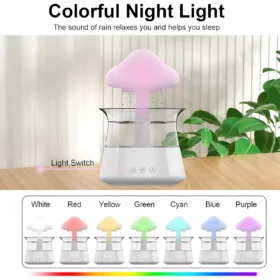 99534-aff1f1.webp Rain Cloud 300ml Aroma Diffuser & Night Light Humidifier