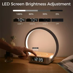 3-in-1 Wireless Rechargeable Touch Bedside Lamp