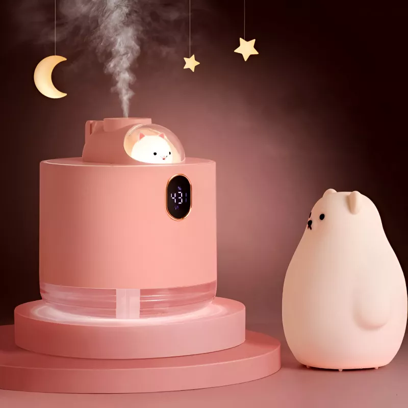 500ML USB Charging Wireless Air Humidifier & Aroma Diffuser