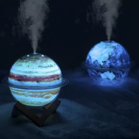 Planet Humidifier USB Aromatherapy Diffuser with LED Light