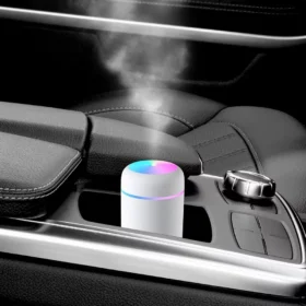 300ml Ultrasonic USB Aroma Diffuser Humidifier with Colorful LED Light