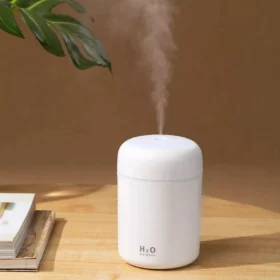 300ml Ultrasonic USB Aroma Diffuser Humidifier with Colorful LED Light