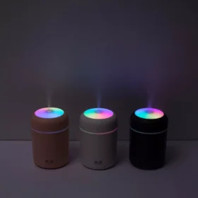 300ml Ultrasonic USB Aroma Diffuser Humidifier with Colorful LED Light