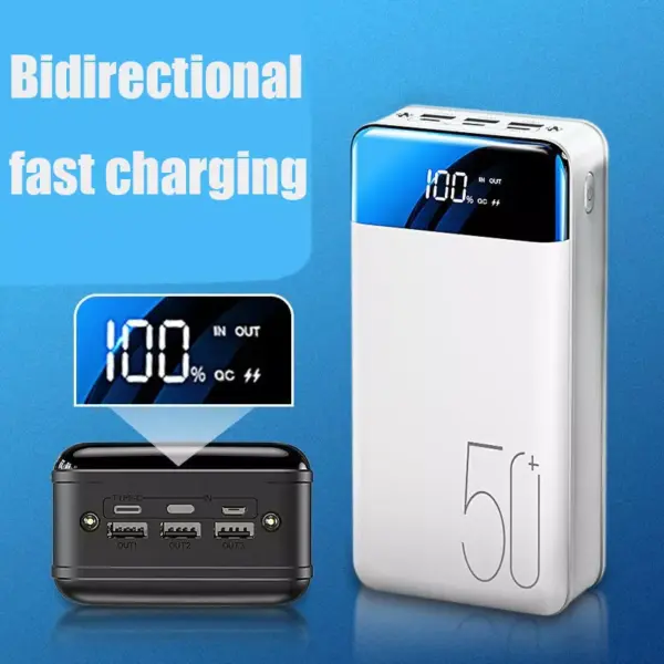 200000mAh Wireless Power Bank 120W Fast Charger for Apple & More