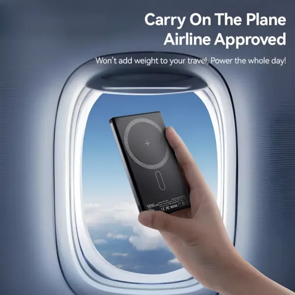 PD 20W Magnetic Wireless Charging Bank 5000mAh for Apple Devices
