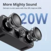 Portable Bluetooth Speaker with 24H Playtime, IPX7 Waterproof, and NFC