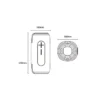 Portable Bluetooth Speaker with 3D Stereo Bass & IPX5 Waterproof