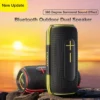 Portable Bluetooth Speaker with 3D Stereo Bass & IPX5 Waterproof