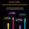 Portable Bluetooth Speaker with LED Lights & Waterproof Soundbar