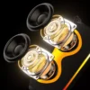 Portable Bluetooth Speaker with LED Lights & Waterproof Soundbar