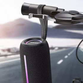 Portable Bluetooth Speaker with LED Lights & Waterproof Soundbar